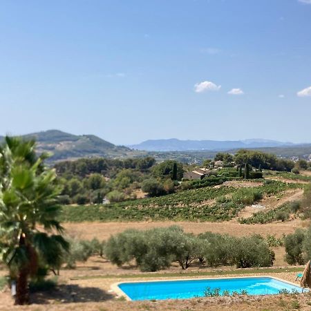 La Venturonne Appartement Neuf Rez De Jardin 45 M2 Vue Mer Et Vignes 10 Mn Des Plages Le Beausset Kültér fotó