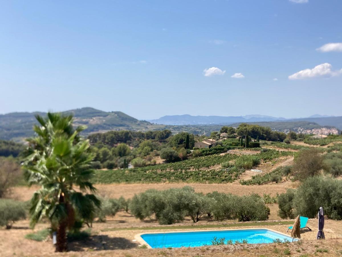 La Venturonne Appartement Neuf Rez De Jardin 45 M2 Vue Mer Et Vignes 10 Mn Des Plages Le Beausset Kültér fotó